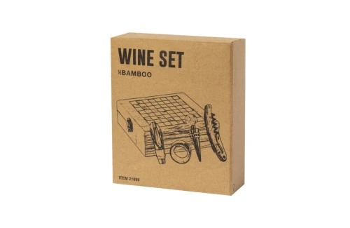Coffret sommelier personnalisé Paluk boite à damier en bois