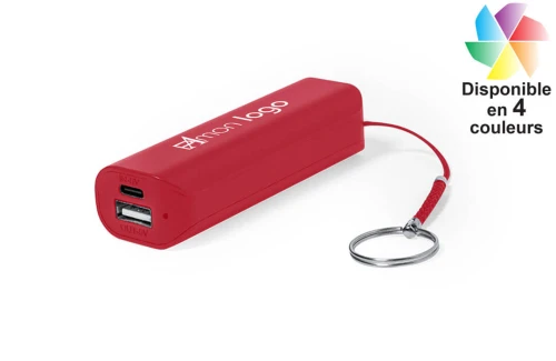 Batterie externe Colak 1 200 mAh publicitaire personnalisée avec logo 