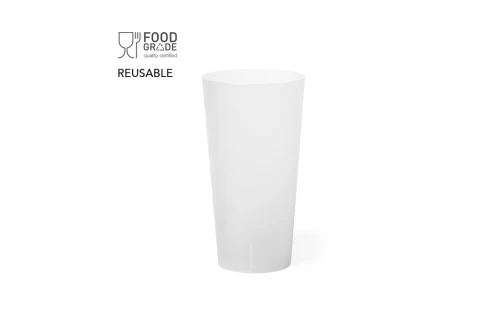 Gobelet personnalisé 400 ml Yonarax verre plastique réutilisable