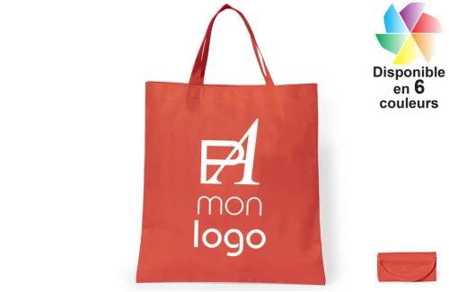 Sac de course pliable non tissé Konsum publicitaire personnalisé avec logo 