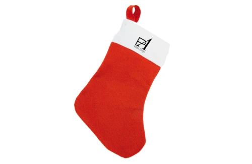 Chaussette de Noël publicitaire personnalisé avec logo 