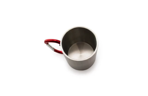 Mug personnalisé Bastic 210ml tasse en inox avec mousqueton