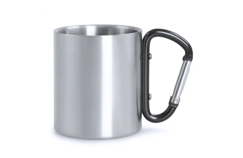 Mug personnalisé Bastic 210ml tasse en inox avec mousqueton