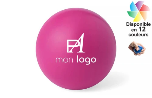 Balle anti‑stress Lasap publicitaire personnalisée avec logo 