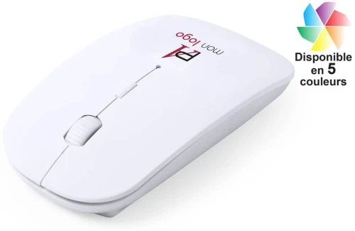 Souris ordinateur personnalisée sans fil publicitaire personnalisée avec logo 