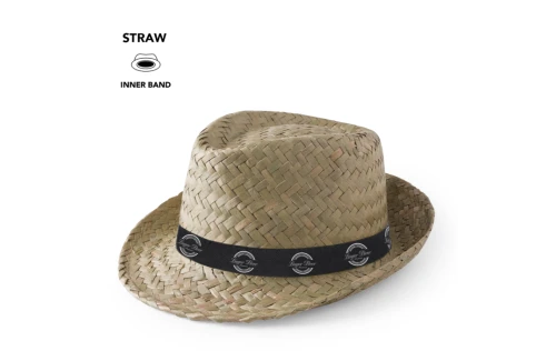 Chapeau de paille publicitaire Zelio personnalisé