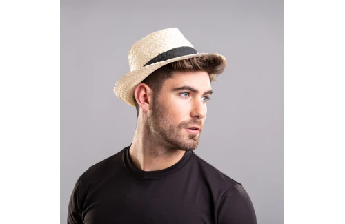 Chapeau de paille publicitaire Zelio personnalisé