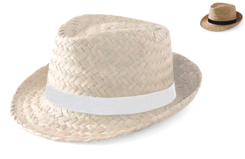 Chapeau de paille publicitaire Zelio personnalisé