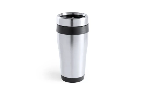 Mug isotherme personnalisé Fresno 450ml gobelet de voyage inox