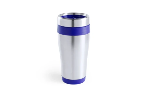 Mug isotherme personnalisé Fresno 450ml gobelet de voyage inox