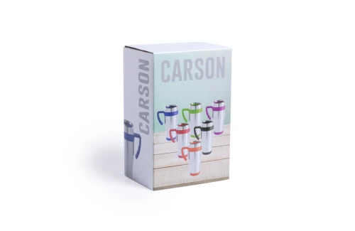Mug isotherme personnalisé Carson 450ml tasse de voyage en inox
