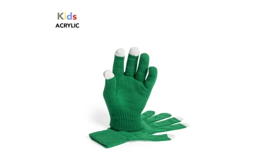 Gants tactiles personnalisés pour enfants en acrylique doux