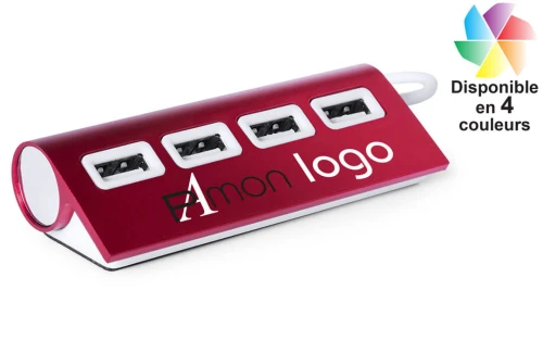 Hub répartiteur usb multiprise Weeper publicitaire personnalisé avec logo 