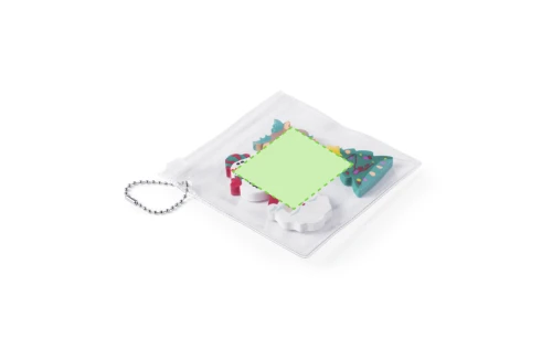 Set de 4 gommes de noël personnalisé