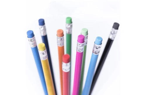 Crayon de bois personnalisé Melart avec gomme assortie