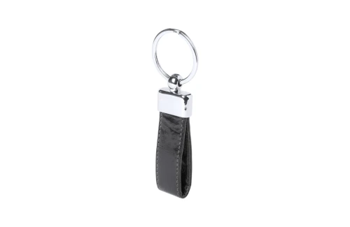 Porte-clés personnalisé Boriem en similicuir bicolore