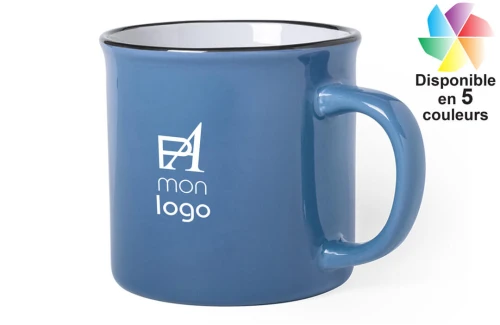Mug en céramique émaillé Sinor publicitaire personnalisé avec logo 