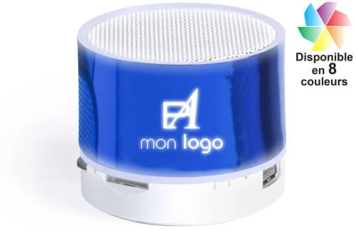 Mini enceinte lumineuse Viancos publicitaire personnalisée avec logo 
