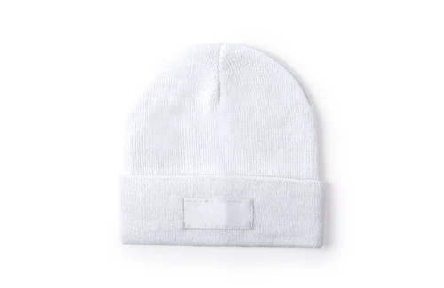 Bonnet personnalisé avec étiquette tissé