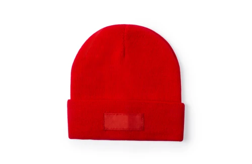 Bonnet personnalisé avec étiquette tissé
