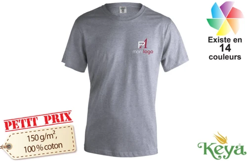 T-shirt événementiel couleur Keya publicitaire personnalisé pas cher 