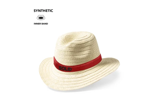 Chapeau personnalisé Chizzer en paille synthétique