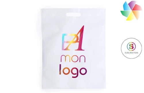 Sac shopping non tissé Wercal publicitaire personnalisé avec logo 