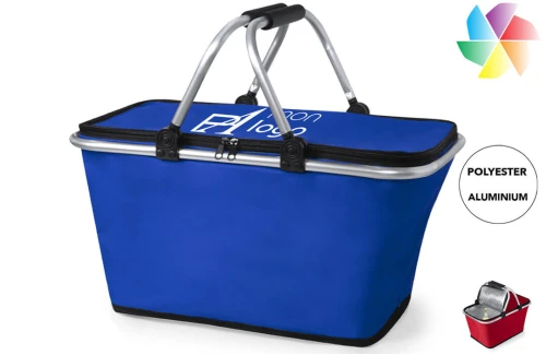 Panier isotherme sac à pique-nique pliable Yonner publicitaire personnalisé avec logo 