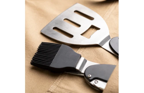 Tablier de cuisine personnalisé original multipoche à sangles similicuir