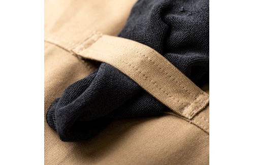 Tablier de cuisine personnalisé original multipoche à sangles similicuir