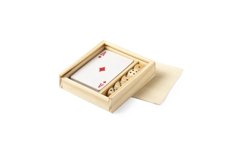Jeu de société personnalisé Pelkat set cartes et dés