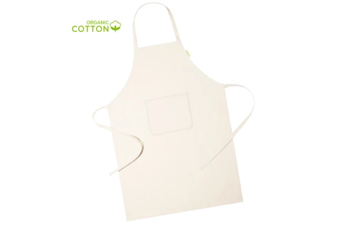 Tablier de cuisine personnalisé en coton biologique
