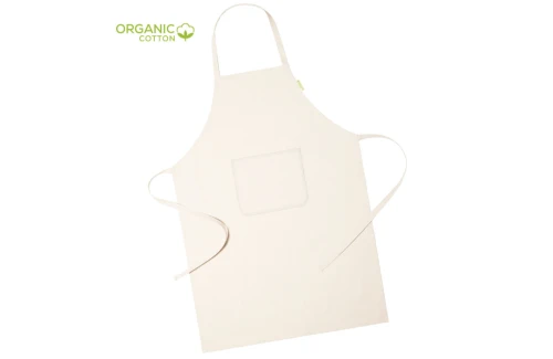 Tablier de cuisine personnalisé en coton biologique