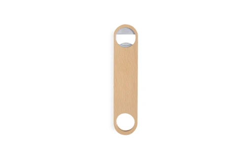 Décapsuleur personnalisé Ferdy ouvre bouteille plat en bois