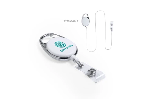 Enrouleur porte‑badge personnalisé Napper clip à boucle rétractable