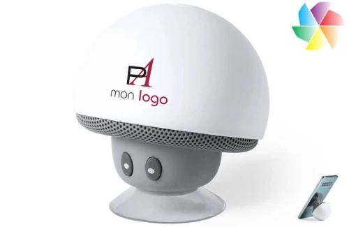 Mini enceinte à tête champignon Wanap publicitaire personnalisée avec logo 