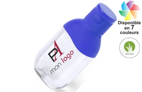 Gel hydroalcoolique flacon rechargeable Vixel publicitaire personnalisé avec logo 