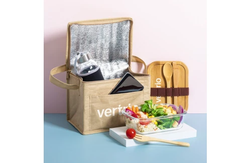 Lunch box personnalisée Bejar boite repas en verre avec couverts