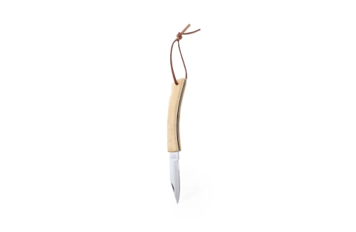 Couteau de poche Sultan en bois et cordon en cuir