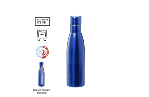 Bouteille isotherme personnalisée Kungel 500ml inox