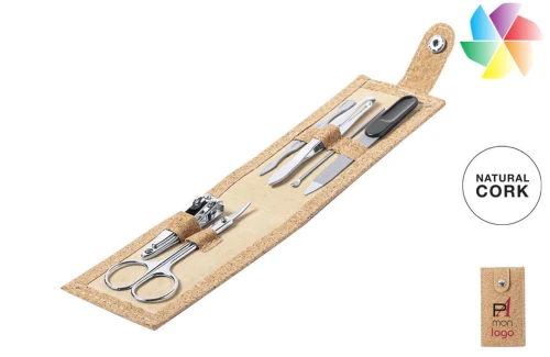 Set à manucure 6 accessoires Treisy publicitaire personnalisée avec logo 