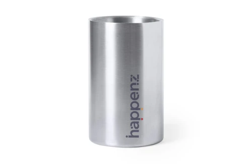 Rafraichisseur de bouteille personnalisé Cielo en inox mat
