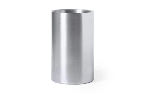 Rafraichisseur de bouteille personnalisé Cielo en inox mat