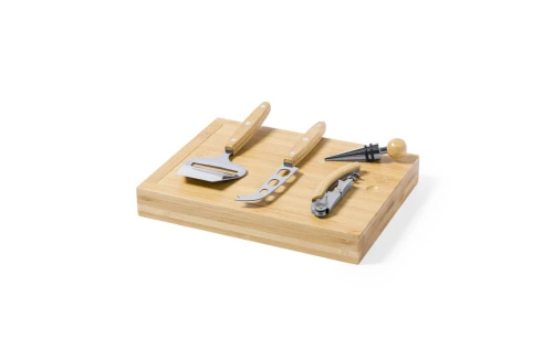 Coffret à vin et fromage personnalisé Hiblux boite en bois
