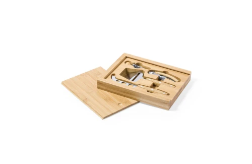 Coffret à vin et fromage personnalisé Hiblux boite en bois