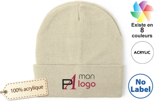 Bonnet publicitaire First avec revers personnalisé avec logo 