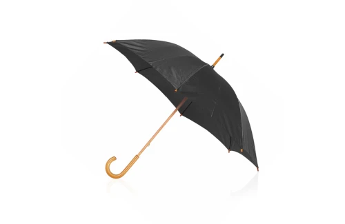 Parapluie personnalisé Santy à manche en bois arrondi