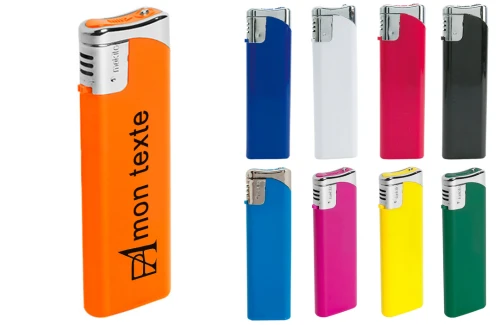Briquet publicitaire Plain électrique et rechargeable