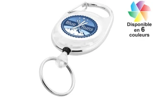 Porte-clés à boucle extensible Gerlos publicitaire personnalisé avec logo 