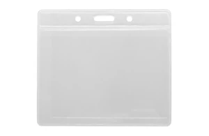 Porte badge personnalisé Serge en plastique transparent